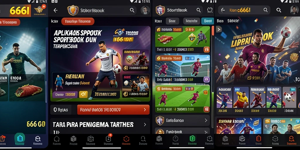 Tampilan antarmuka utama 666I yang menarik dan modern.