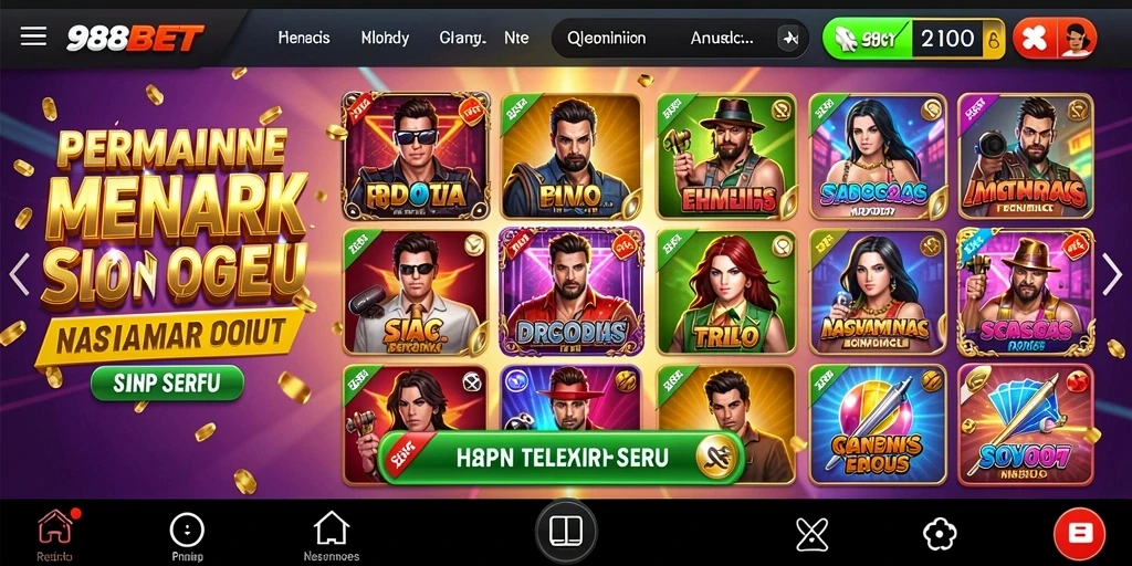 Tampilan gameplay menarik dari 988BET yang penuh warna.