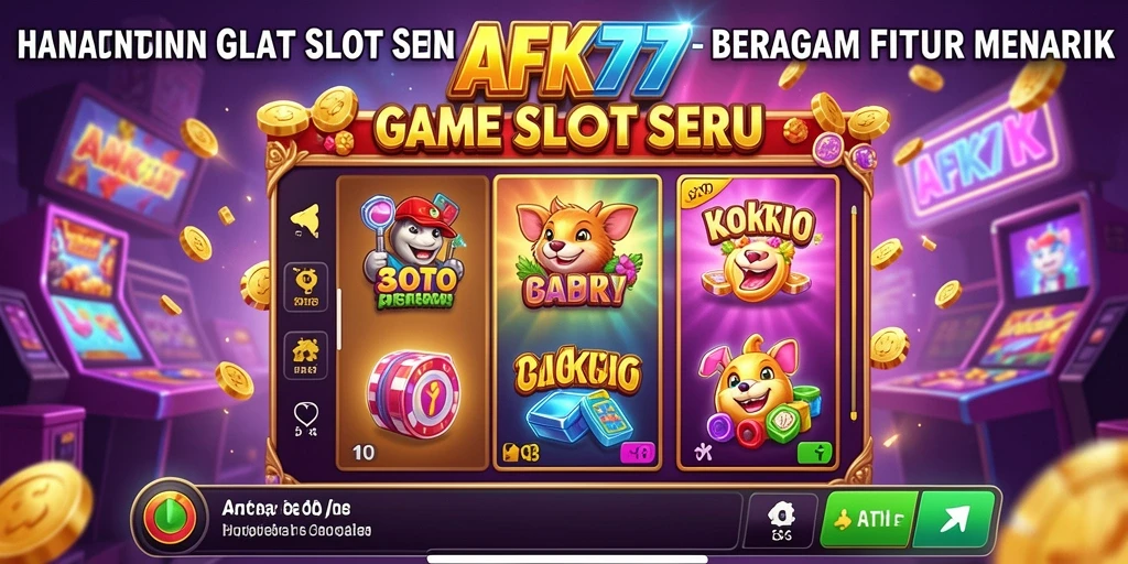 Gameplay Slot yang menarik dan penuh warna di AFK77.