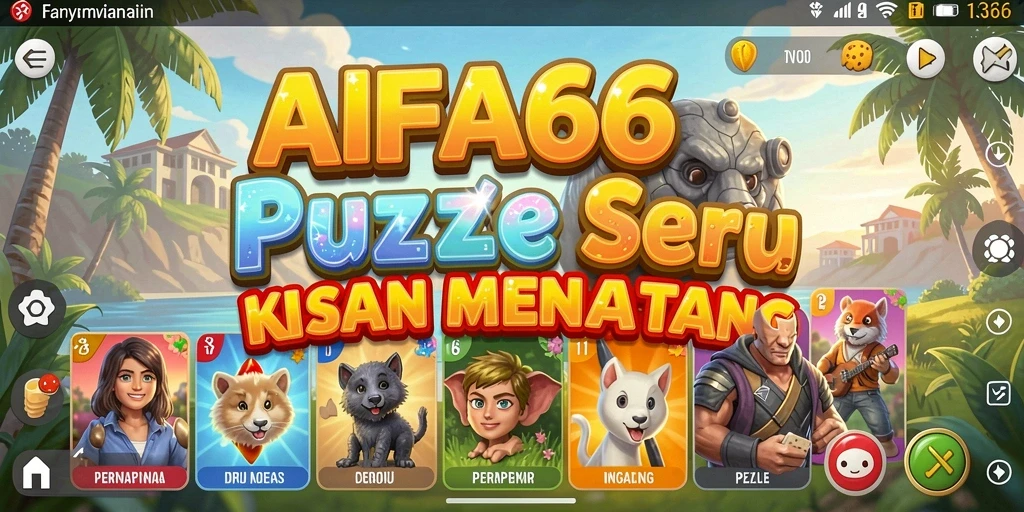 Tampilan menarik gameplay AIFA66 dengan tantangan puzzle.