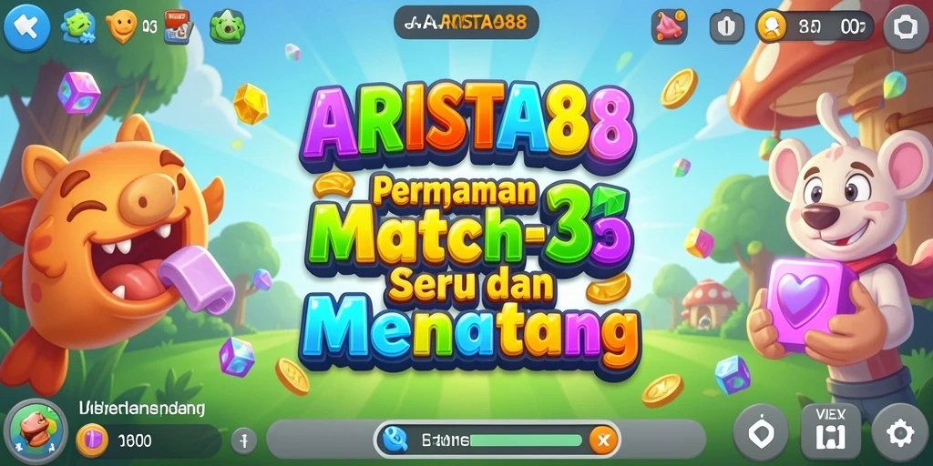 Gameplay seru dan penuh warna dalam ARISTA88.