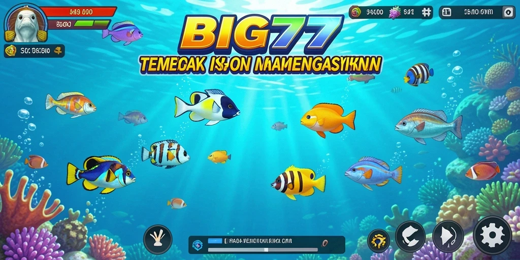 Tampilan seru gameplay Tembak Ikan di BIG77.