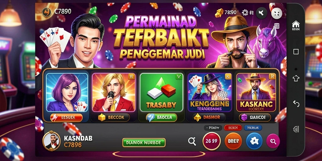 Tampilan gameplay C7890 dengan suasana kasino yang menarik.