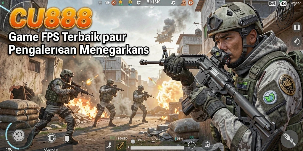 Tampilan aksi seru dari gameplay CU888 yang menegangkan.