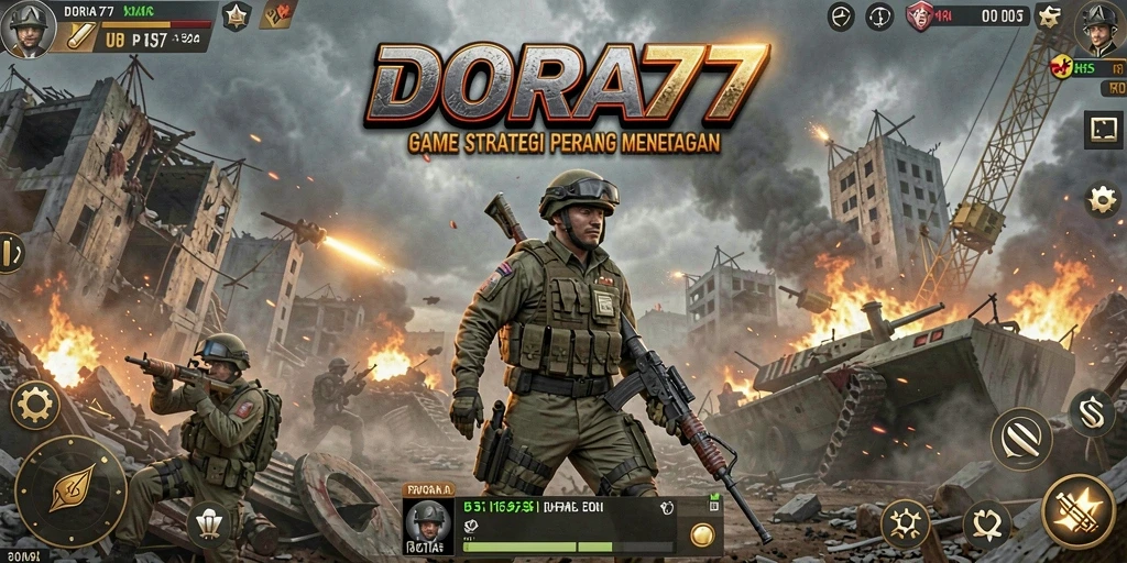 Tampilan grafis menarik dari gameplay DORA77 yang mendebarkan.