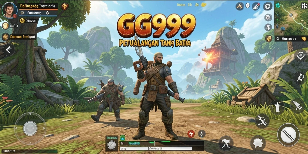 Tampilan dynamic gameplay petualangan Open World GG999.