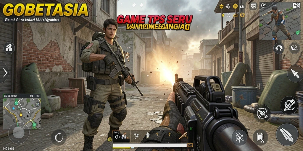 Tampilan gameplay seru dalam GOBETASIA dengan aksi menegangkan.