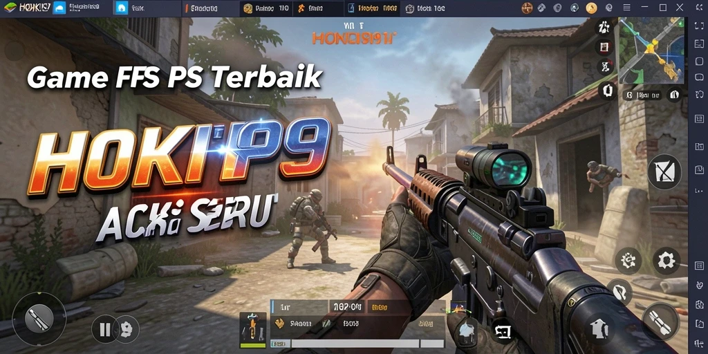 Screenshot HOKI99 menampilkan aksi seru gameplay FPS.