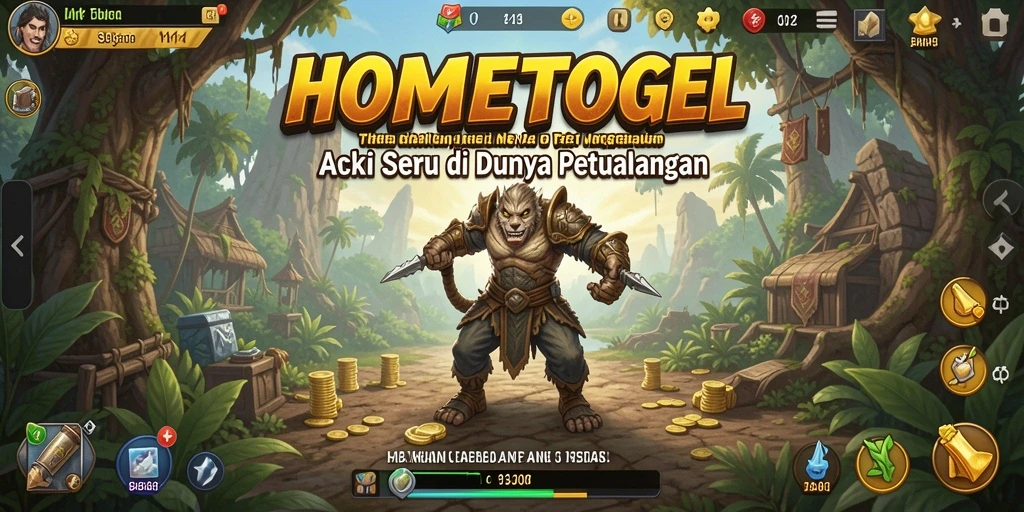 Screenshot dari gameplay HOMETOGEL menampilkan pertempuran yang mendebarkan.