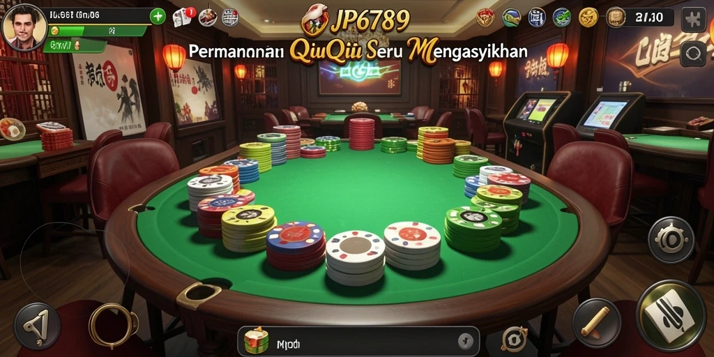 Gambar gameplay QiuQiu yang mendebarkan di JP6789.