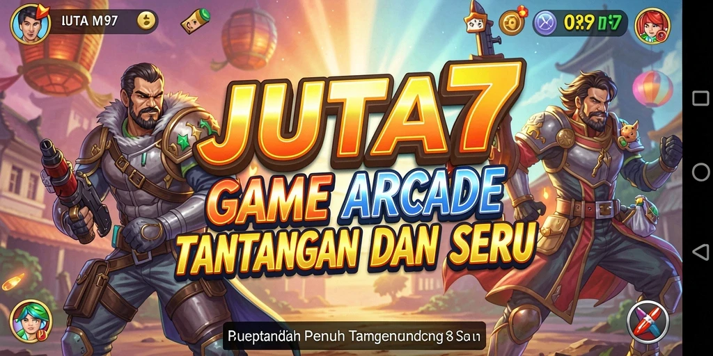 Gameplay seru JUTA7 dengan aksi cepat dan tantangan menarik.