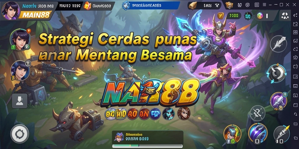 Tangkapan layar utama MAIN88 menunjukkan aksi tempur strategis yang mendebarkan.