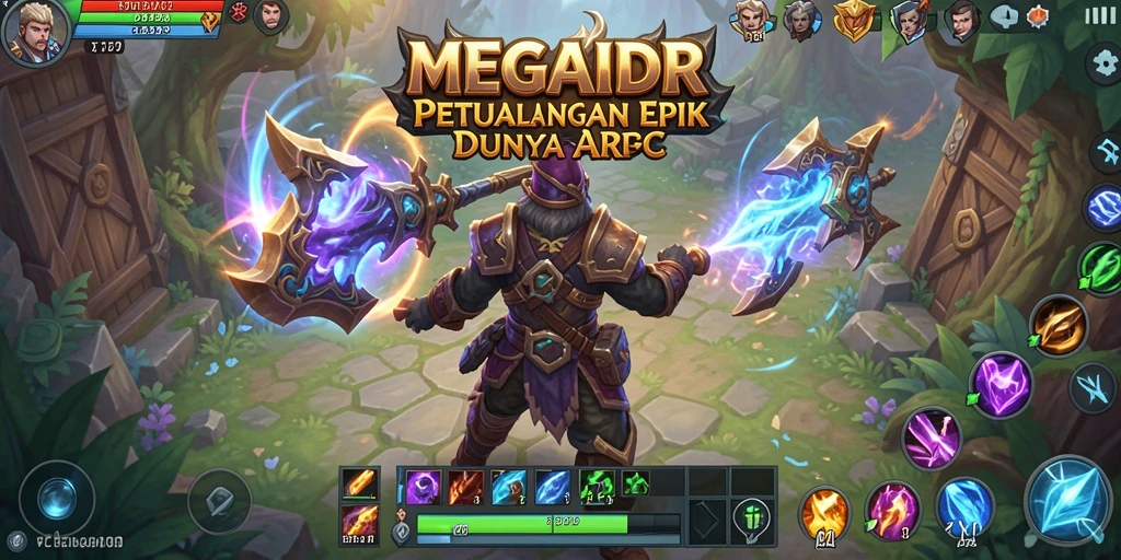 Gameplay seru dan menantang di dunia fantasi MEGAIDR.
