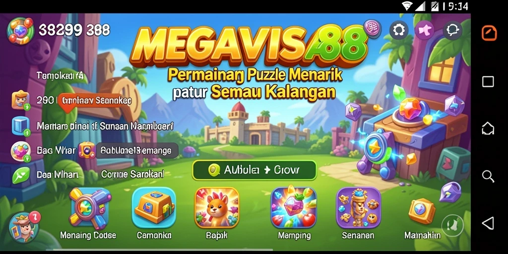Tampilan menarik dari gameplay MEGAVISA88 yang penuh tantangan.