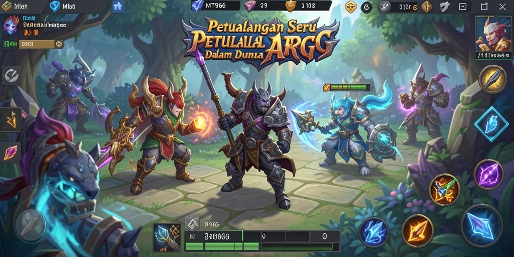 Tampilan gameplay MT966 yang menakjubkan dalam pertempuran ARPG.