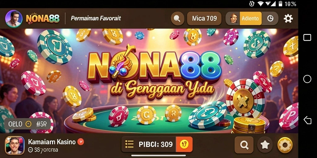 Screenshot NONA88 menampilkan aksi mendebarkan dalam permainan Kasino.
