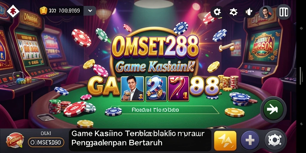 Screenshot OMSET288 menampilkan gameplay menarik dengan fitur-fitur Kasino.