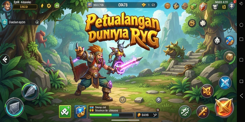 Tampilan mendalam gameplay RPG ORA78 dengan petualangan seru.