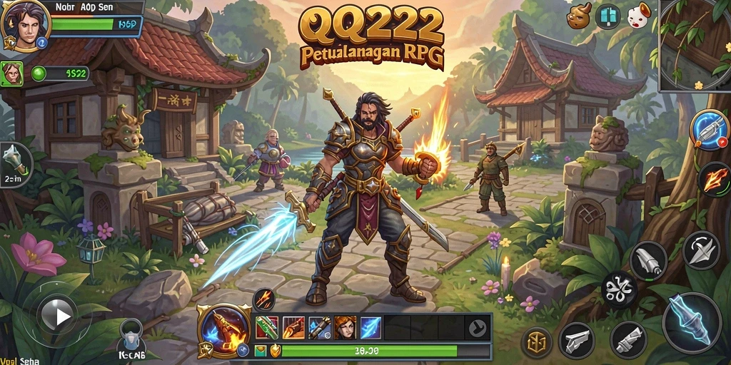 Tampilan gameplay RPG yang menakjubkan dan mendebarkan.