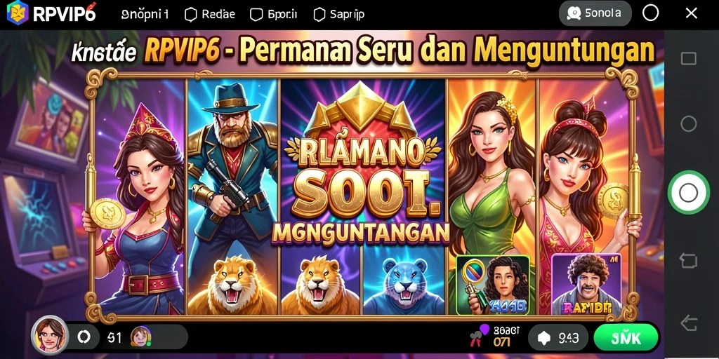 Tampilan gameplay RPVIP6 yang menarik dan penuh warna.