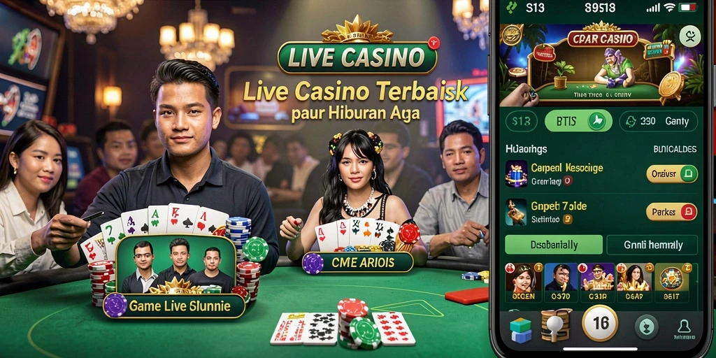 Tampilan gameplay Live Casino S13 yang menarik dan interaktif.