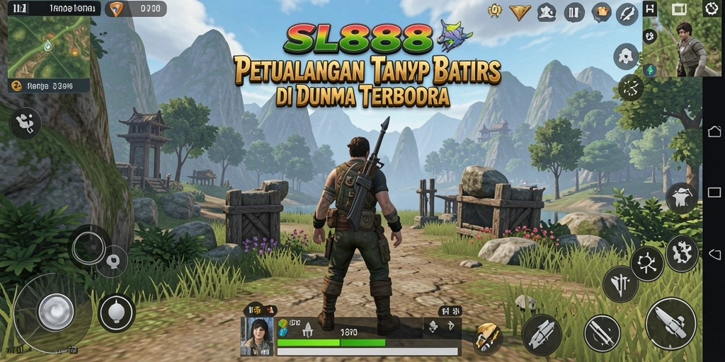 Tampilan gameplay yang mengesankan dalam dunia Open World SL888.