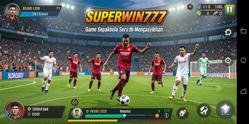 Gameplay menarik dari game sepakbola SUPERWIN777.