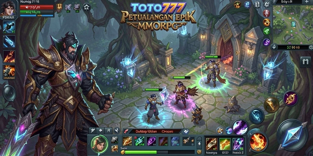 Screenshot dari gameplay TOTO777 yang menunjukkan pertarungan epik.