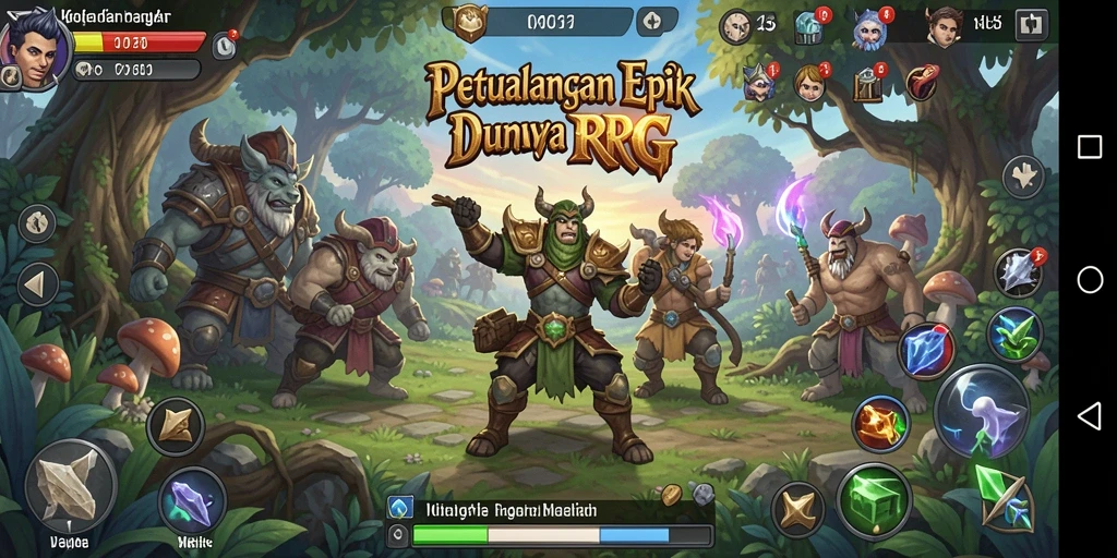Tampilan gameplay VC5 yang menampilkan pertarungan epik dan karakter unik.