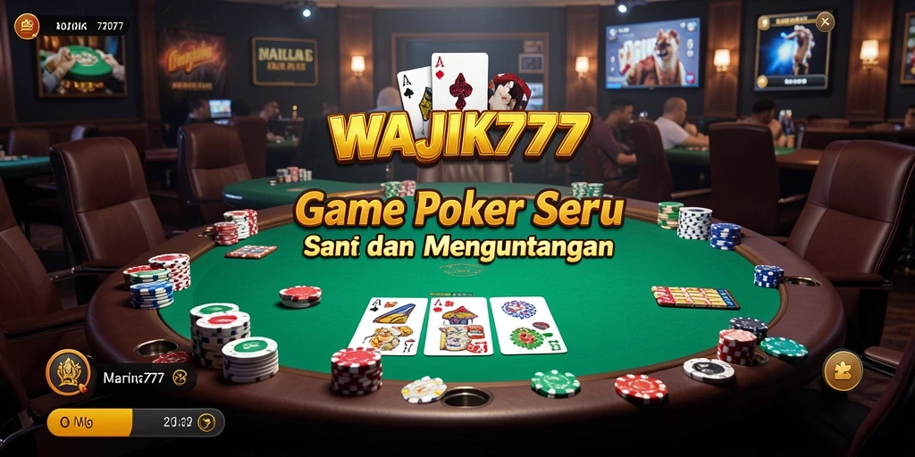Tampilan gameplay WAJIK777 yang menggairahkan dan penuh strategi.