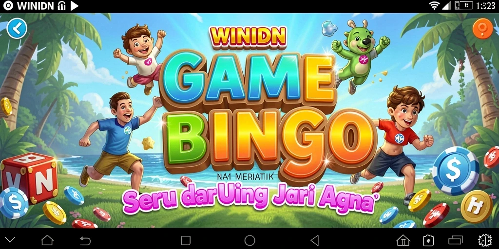 Gambar gameplay Bingo WINIDN yang seru dan interaktif.